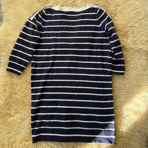 J.Crew Cashmere Stripe Sweater Dress